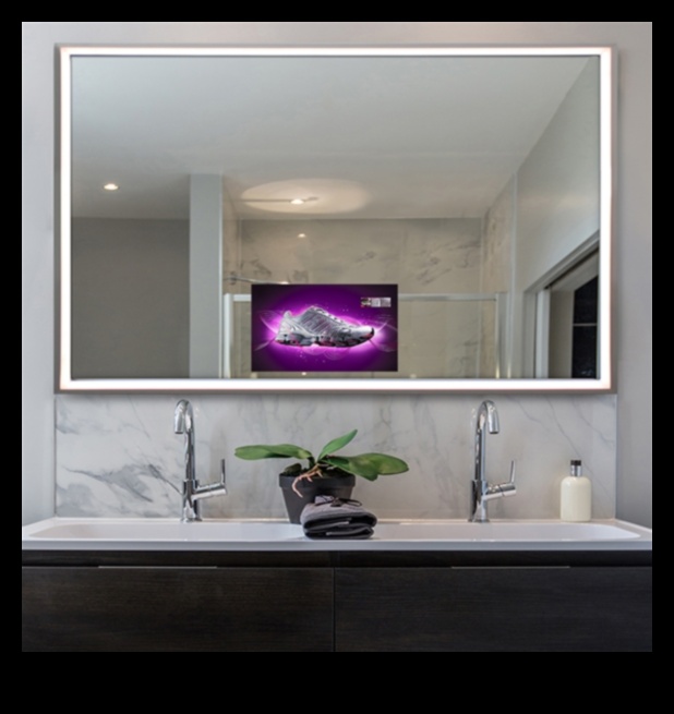 Καθρέφτης, Καθρέφτης στον τοίχο: τηλεοράσεις με ενσωματωμένους καθρέφτες για διπλή λειτουργικότητα