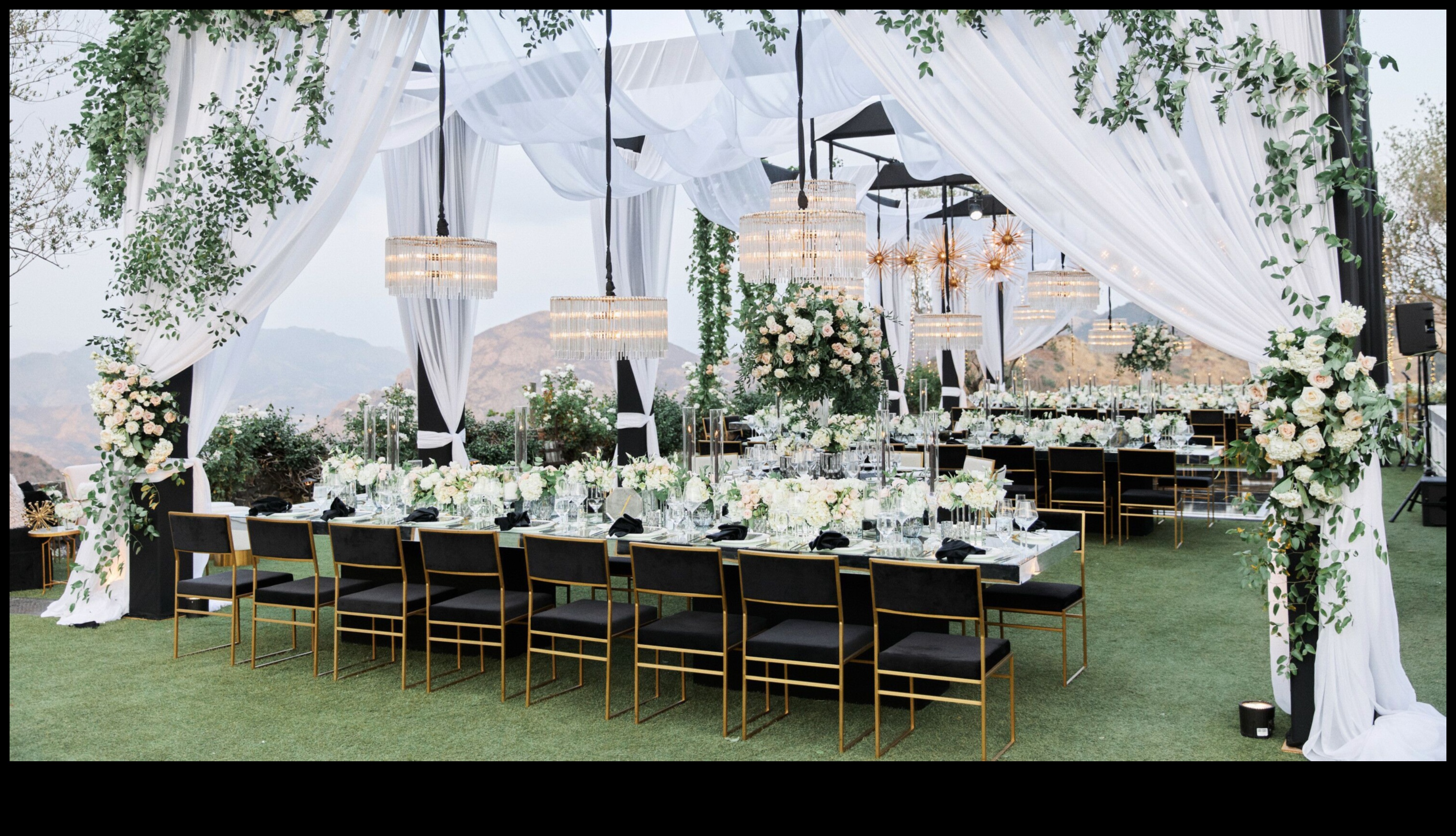 Glowing Glamour: Essential Wedding Elements