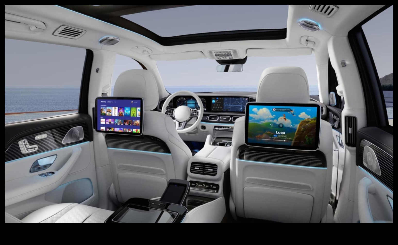 Καθηλωτικό βίντεο μέσα στο αυτοκίνητο: Ηλεκτρονικά βίντεο αυτοκινήτου για ψυχαγωγία έτοιμη για δρόμο